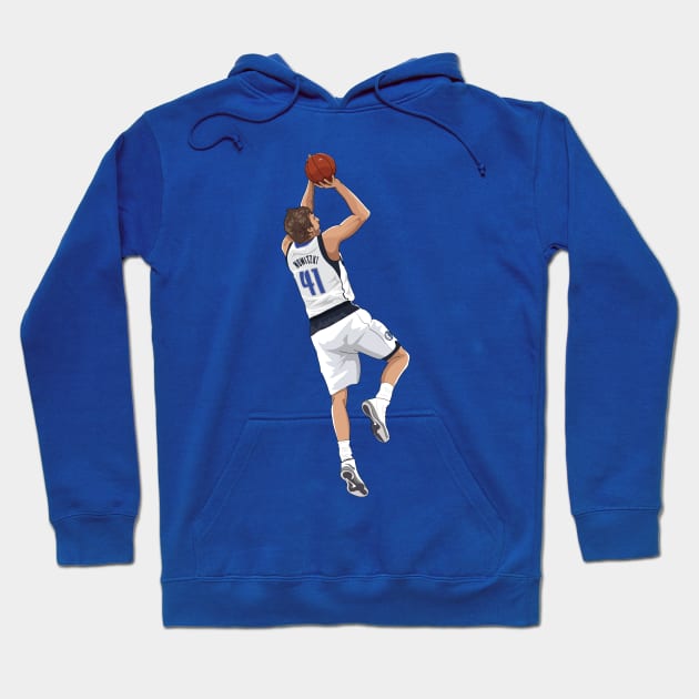 Dirk Nowitzki Hoodie by xavierjfong